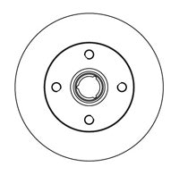 NF PARTS stabdžių diskas NF1699013